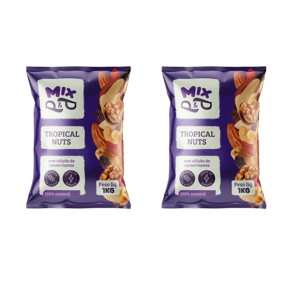 Mix Castanhas Nuts Tropical 1kg